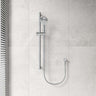 Fienza 900mm Straight Adjustable Slider Care Rail with Handheld Shower Set in Various Colour