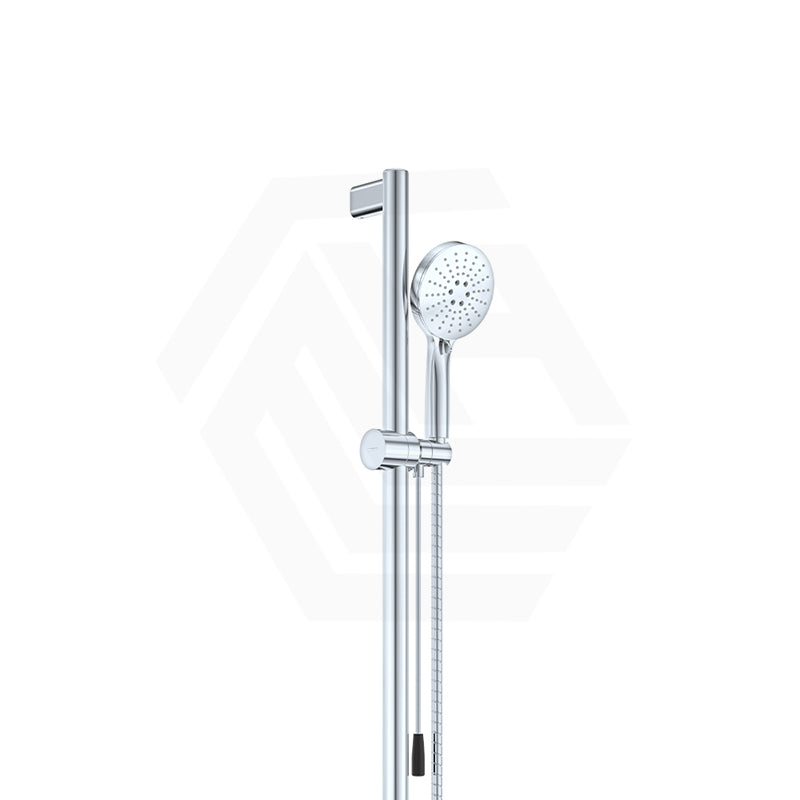 Fienza 900mm Straight Adjustable Care Rail Shower Set with Push/Pull Slider Variant Colour Available