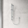 Fienza 900mm Straight Adjustable Care Rail Shower Set with Push/Pull Slider Variant Colour Available