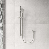 Fienza 900mm Straight Adjustable Slider Care Rail with Handheld Shower Set in Various Colour