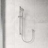 Fienza 900mm Straight Adjustable Slider Care Rail with Handheld Shower Set in Various Colour