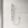 Fienza 900mm Straight Adjustable Care Rail Shower Set with Push/Pull Slider Variant Colour Available