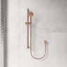 Fienza 900mm Straight Adjustable Slider Care Rail with Handheld Shower Set in Various Colour