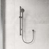 Fienza 900mm Straight Adjustable Care Rail Shower Set with Push/Pull Slider Variant Colour Available
