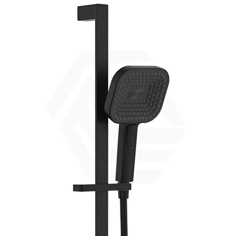 Fienza Kuro Soft Square Handheld Shower on Sliding Rail with Water Inlet - Variant Colour Available