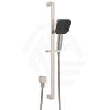 Fienza Kuro Soft Square Handheld Shower on Sliding Rail with Water Inlet - Variant Colour Available