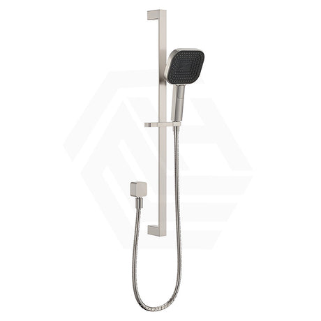 Fienza Kuro Soft Square Handheld Shower on Sliding Rail with Water Inlet - Variant Colour Available