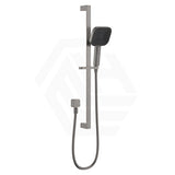Fienza Kuro Soft Square Handheld Shower on Sliding Rail with Water Inlet - Variant Colour Available