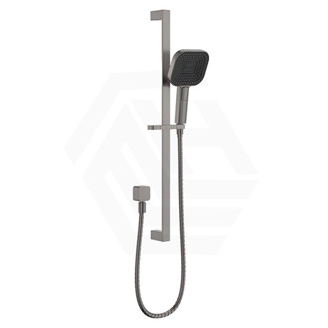 Fienza Kuro Soft Square Handheld Shower on Sliding Rail with Water Inlet - Variant Colour Available