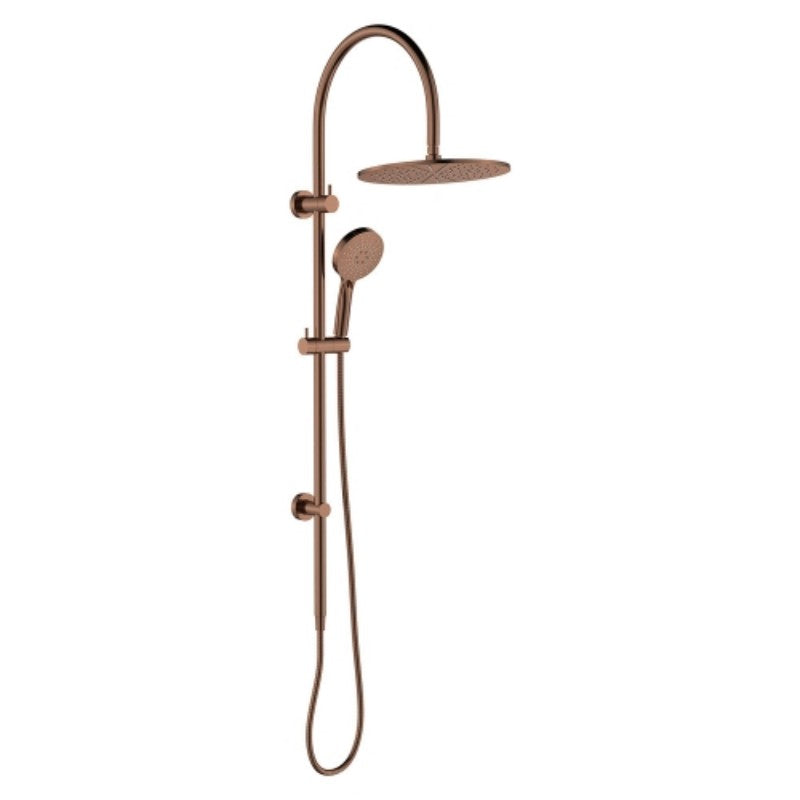 Fienza Empire Slim Curved Twin Shower Variant Colour Available Top Water Inlet