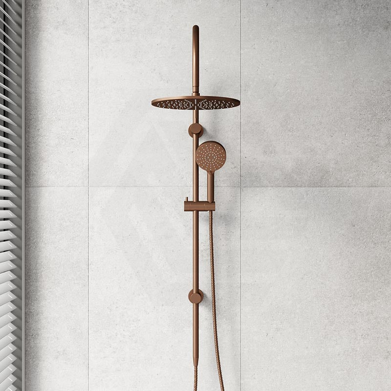 Fienza Empire Slim Curved Twin Shower Variant Colour Available Top Water Inlet