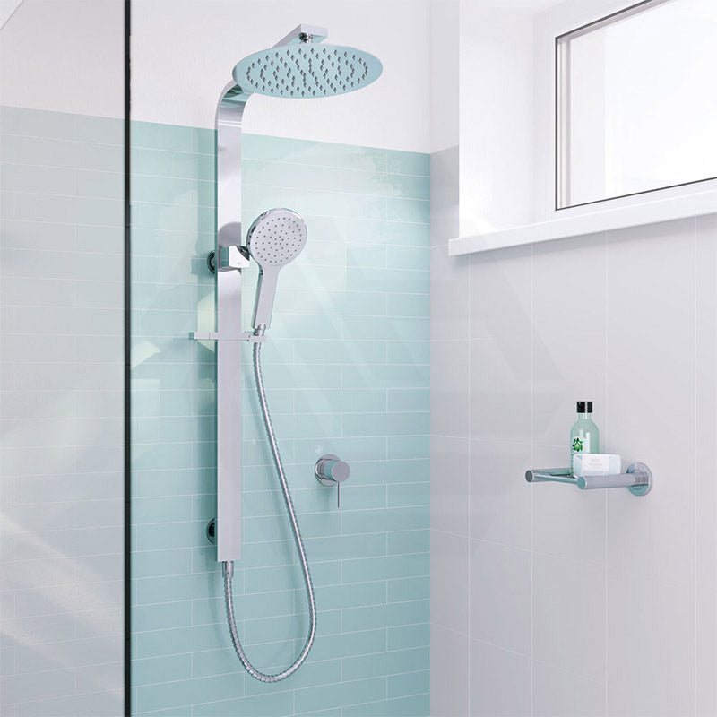 Fienza Kaya Twin Rail Shower Top Water Inlet Variant Colour Available
