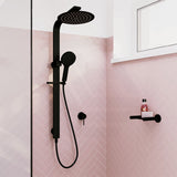 Fienza Kaya Twin Rail Shower Top Water Inlet Variant Colour Available