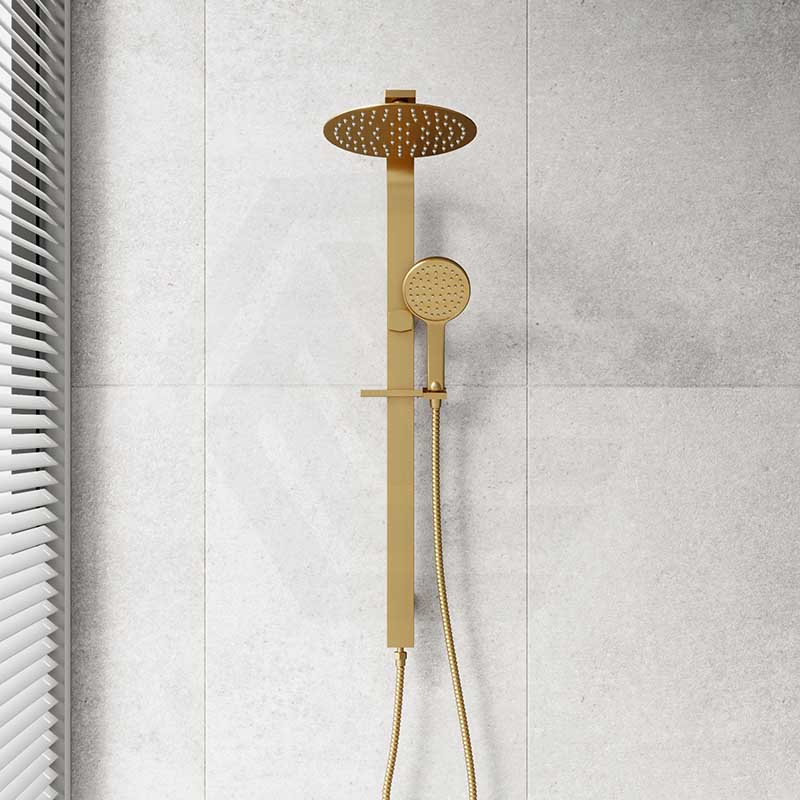 Fienza Kaya Twin Rail Shower Top Water Inlet Variant Colour Available