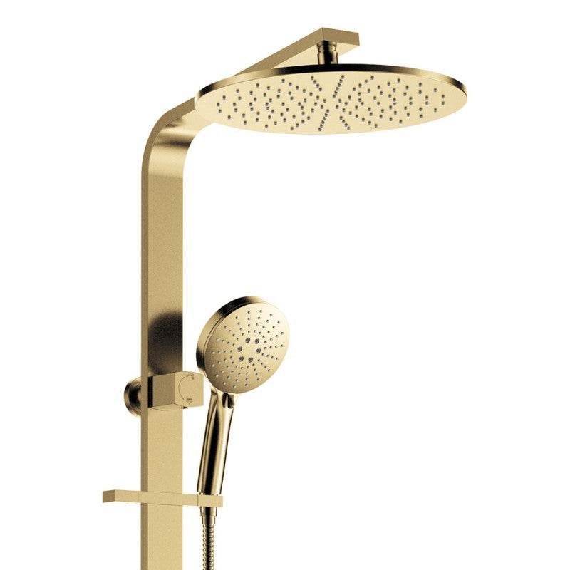 G#2(Gold) Fienza Empire Slim Deluxe Twin Shower Top Water Inlet