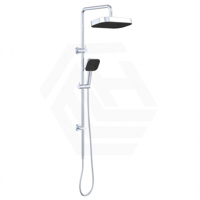 Fienza Kuro Twin Shower Soft Square Head Top Water Inlet - Variant Colour Available