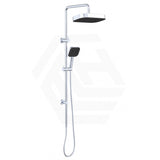 Fienza Kuro Twin Shower Soft Square Head Top Water Inlet - Variant Colour Available