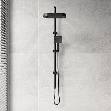 Fienza Kuro Twin Shower Soft Square Head Top Water Inlet - Variant Colour Available