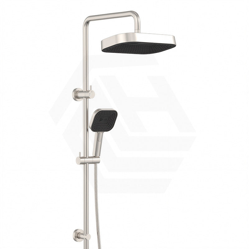 Fienza Kuro Twin Shower Soft Square Head Top Water Inlet - Variant Colour Available