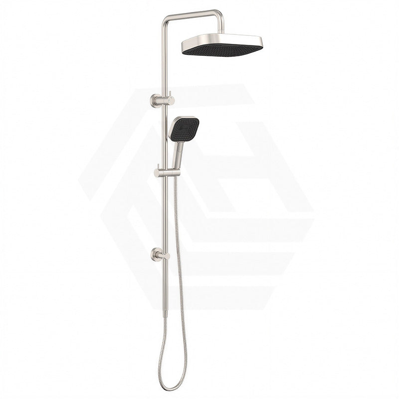 Fienza Kuro Twin Shower Soft Square Head Top Water Inlet - Variant Colour Available