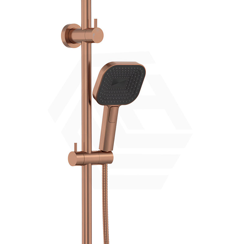 Fienza Kuro Twin Shower Soft Square Head Top Water Inlet - Variant Colour Available