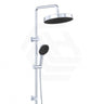 Fienza Kuro Twin Shower Round Head Top Water Inlet - Variant Colour Available