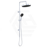 Fienza Kuro Twin Shower Round Head Top Water Inlet - Variant Colour Available