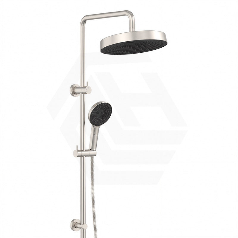 Fienza Kuro Twin Shower Round Head Top Water Inlet - Variant Colour Available