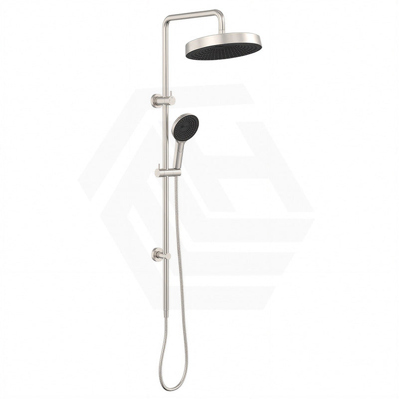 Fienza Kuro Twin Shower Round Head Top Water Inlet - Variant Colour Available