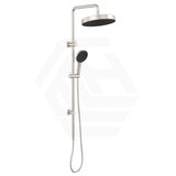 Fienza Kuro Twin Shower Round Head Top Water Inlet - Variant Colour Available