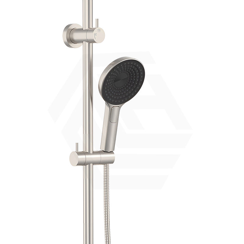 Fienza Kuro Twin Shower Round Head Top Water Inlet - Variant Colour Available