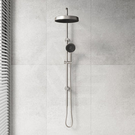 Fienza Kuro Twin Shower Round Head Top Water Inlet - Variant Colour Available