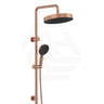 Fienza Kuro Twin Shower Round Head Top Water Inlet - Variant Colour Available