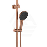 Fienza Kuro Twin Shower Round Head Top Water Inlet - Variant Colour Available