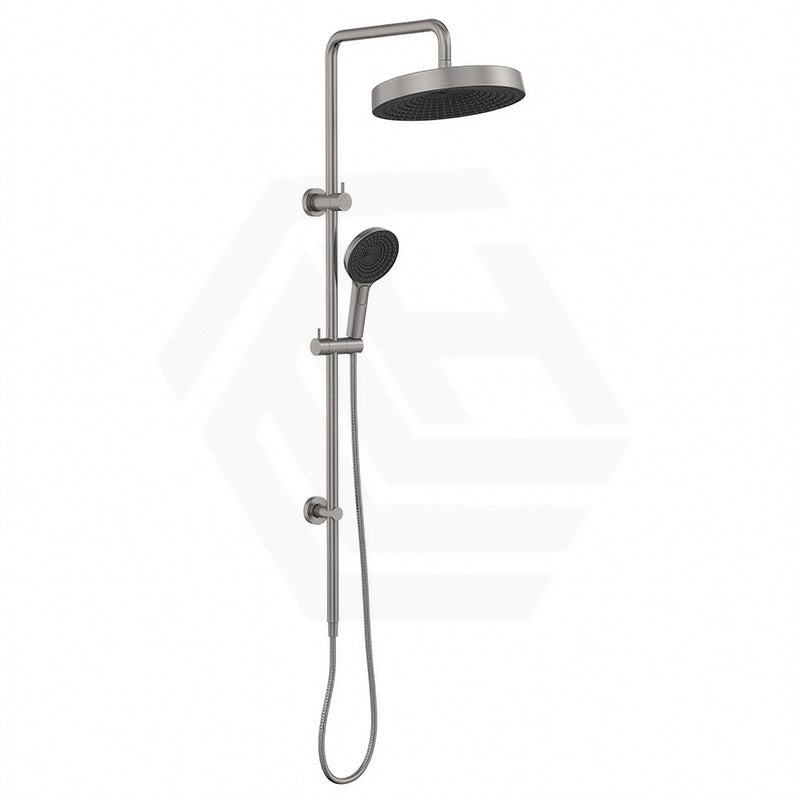 Fienza Kuro Twin Shower Round Head Top Water Inlet - Variant Colour Available