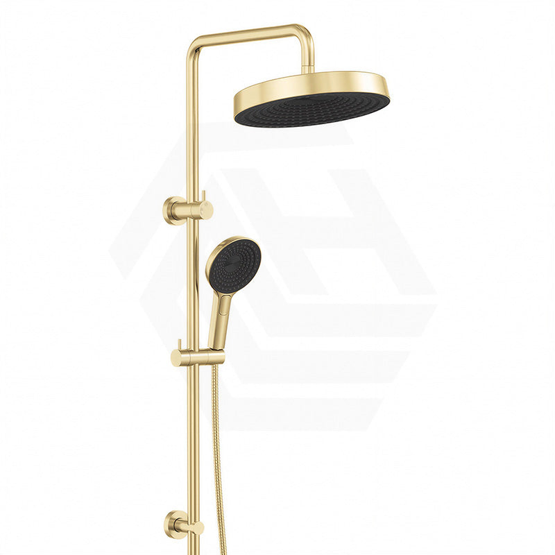 Fienza Kuro Twin Shower Round Head Top Water Inlet - Variant Colour Available