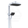 Fienza Kuro Deluxe Twin Shower Soft Square Head Top Water Inlet - Variant Colour Available
