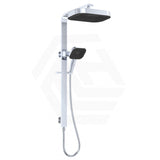 Fienza Kuro Deluxe Twin Shower Soft Square Head Top Water Inlet - Variant Colour Available