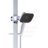 Fienza Kuro Deluxe Twin Shower Soft Square Head Top Water Inlet - Variant Colour Available