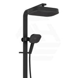 Fienza Kuro Deluxe Twin Shower Soft Square Head Top Water Inlet - Variant Colour Available
