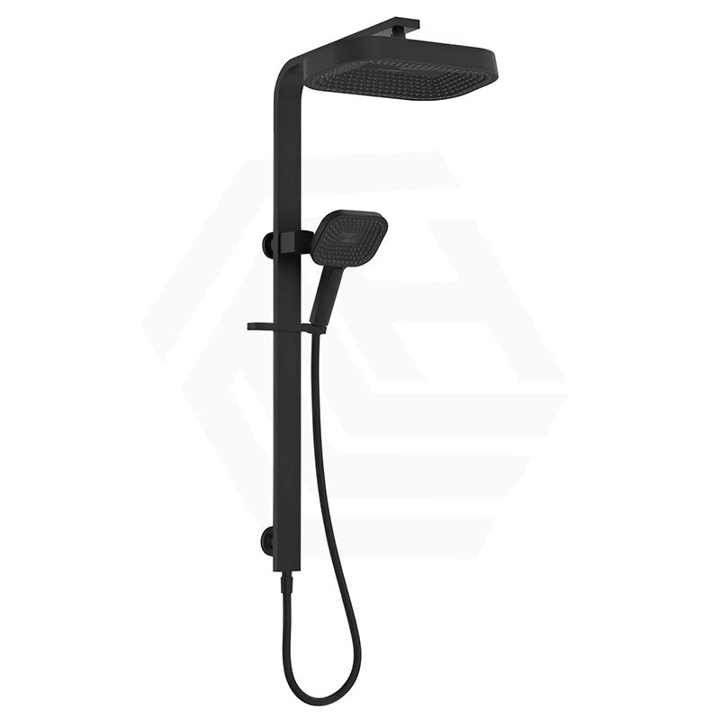 Fienza Kuro Deluxe Twin Shower Soft Square Head Top Water Inlet - Variant Colour Available
