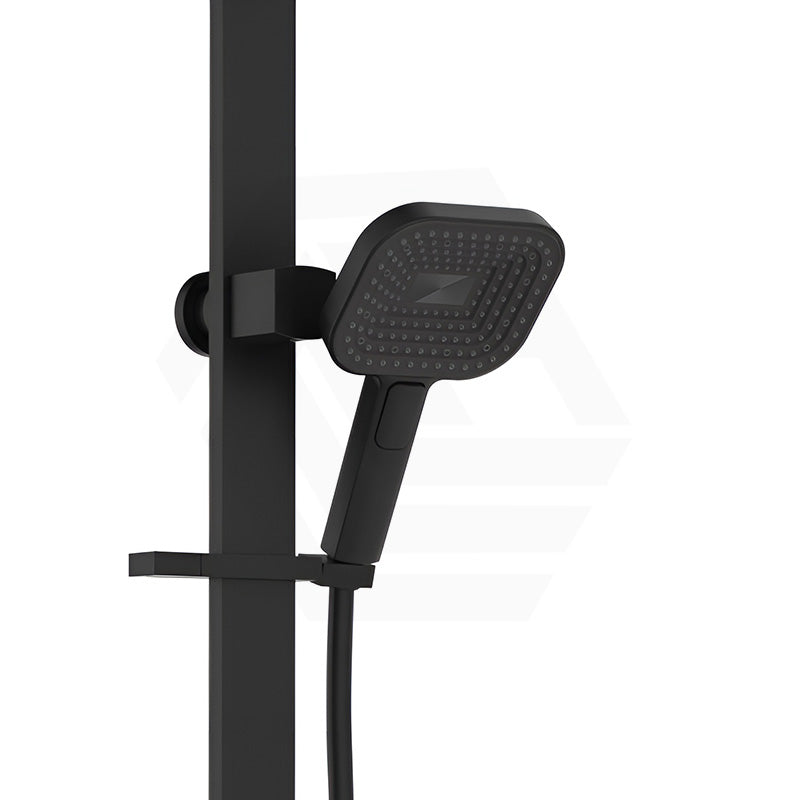 Fienza Kuro Deluxe Twin Shower Soft Square Head Top Water Inlet - Variant Colour Available