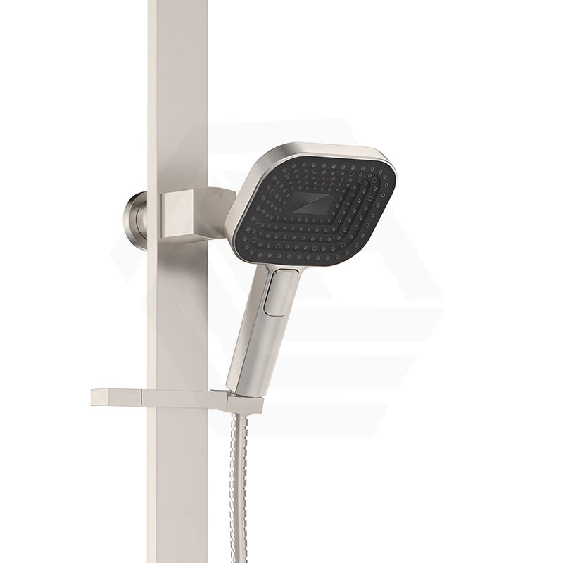 Fienza Kuro Deluxe Twin Shower Soft Square Head Top Water Inlet - Variant Colour Available
