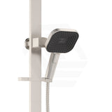 Fienza Kuro Deluxe Twin Shower Soft Square Head Top Water Inlet - Variant Colour Available