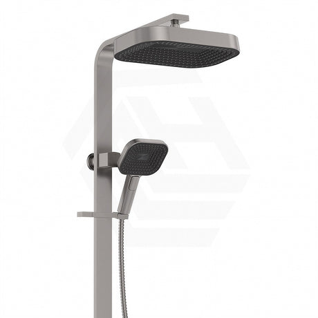 Fienza Kuro Deluxe Twin Shower Soft Square Head Top Water Inlet - Variant Colour Available