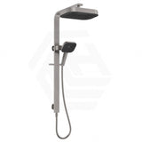 Fienza Kuro Deluxe Twin Shower Soft Square Head Top Water Inlet - Variant Colour Available