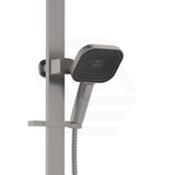 Fienza Kuro Deluxe Twin Shower Soft Square Head Top Water Inlet - Variant Colour Available