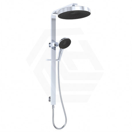 Fienza Kuro Deluxe Twin Shower Round Head Top Water Inlet - Variant Colour Available