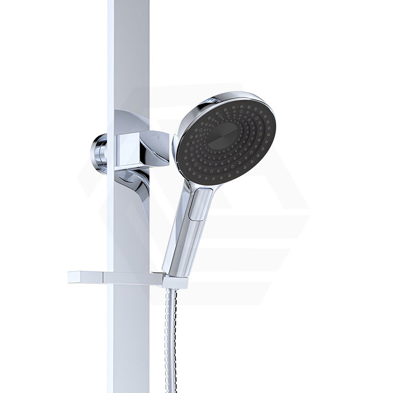 Fienza Kuro Deluxe Twin Shower Round Head Top Water Inlet - Variant Colour Available