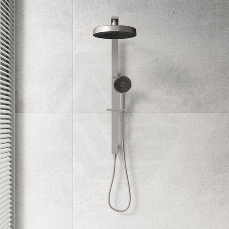 Fienza Kuro Deluxe Twin Shower Round Head Top Water Inlet - Variant Colour Available